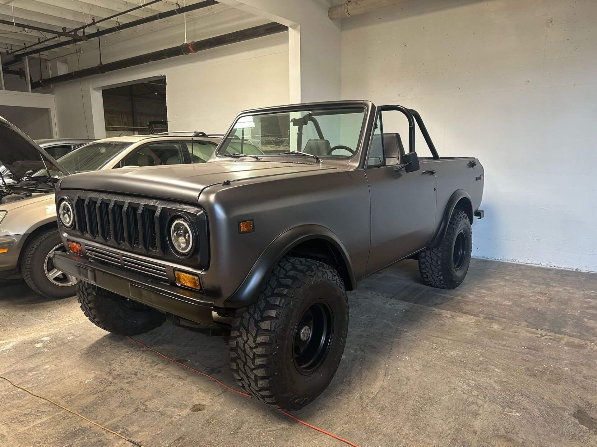 truck in storage