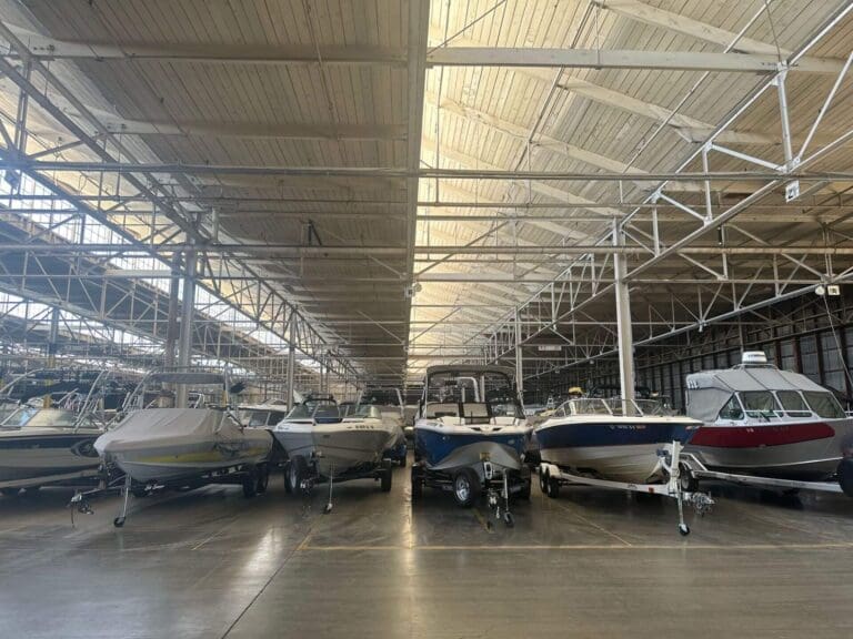 boats in storage